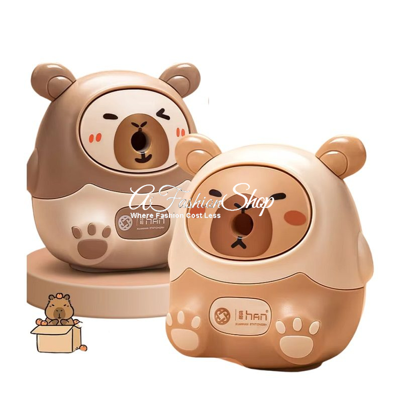 Cute Capybara Pencil Sharpener School Supplies