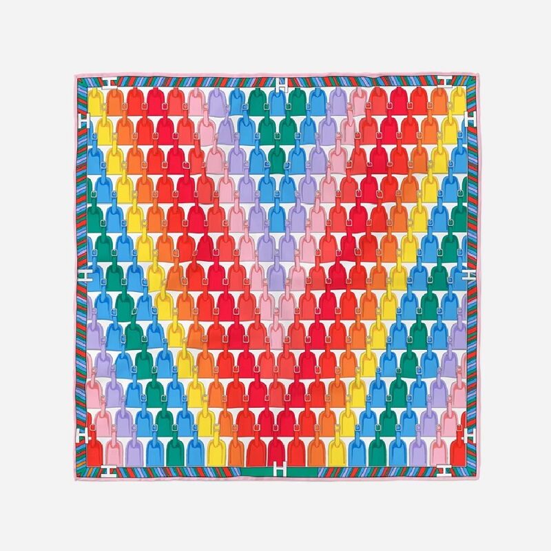 Headscarf Modern Muse Beloved Silk Rainbow