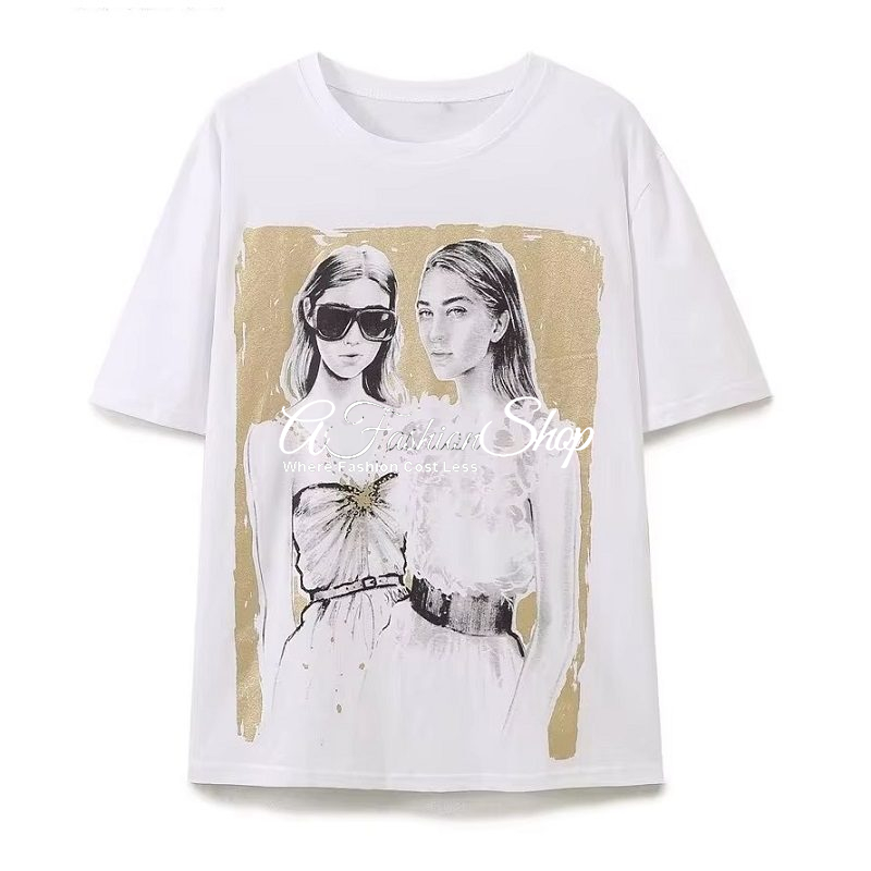 Stardust Cotton Graphic Tee BFF