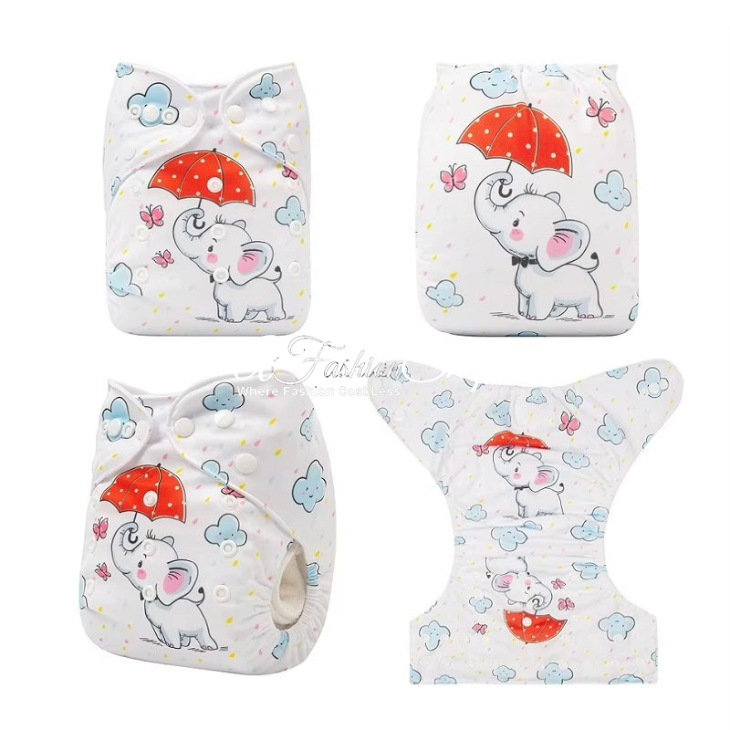 Baby Eevie Diaper Ellie The Elephant No Insert