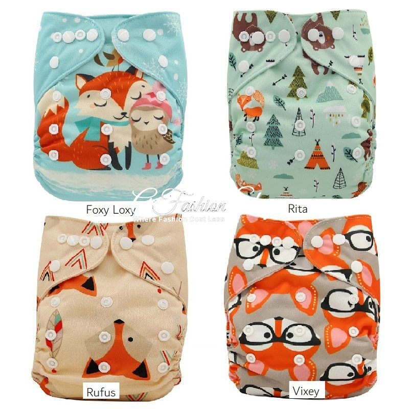 Oh Baby Hypoallergenic/Organic Diaper Mr Fox