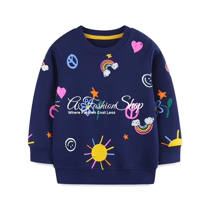 Kids’ Novelty Free Spirit Navy Sweater