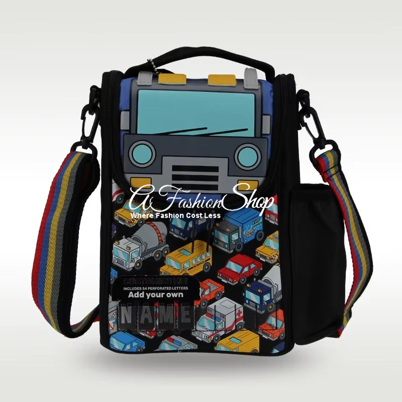 Boy’s Jr Lunch Bag With Strap Yellow Bus