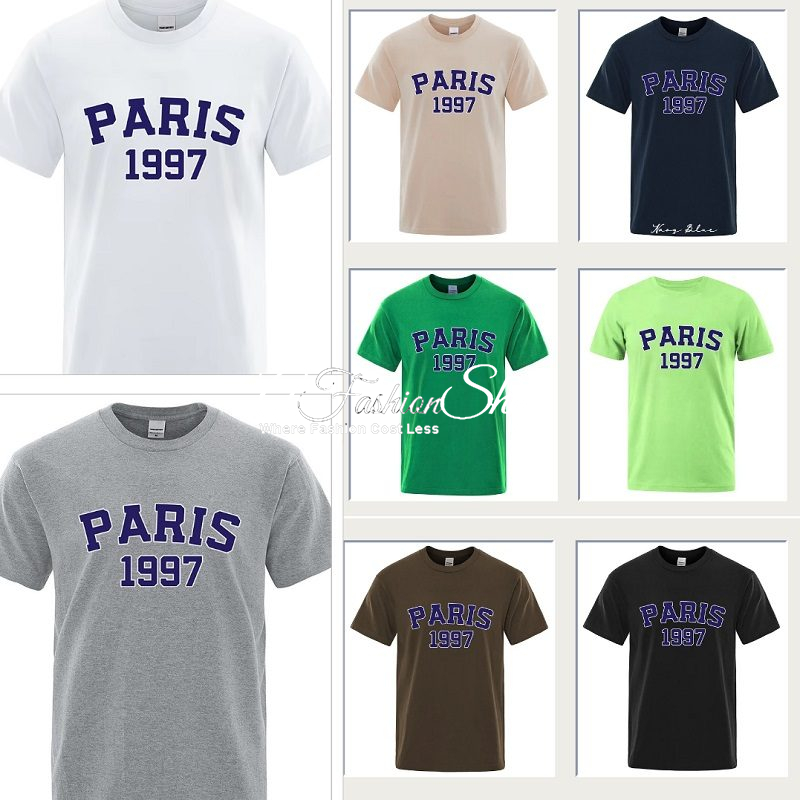Men’s Cotton T-Shirt Paris 1997