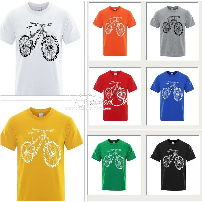 Cotton T-Shirt Let’s Bike More Colors!