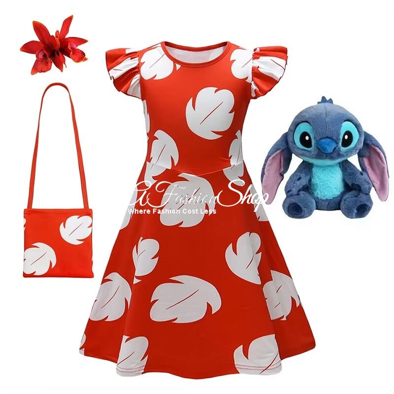 Lilo & Stitch Movie Role-play Costume Set Halloween Party