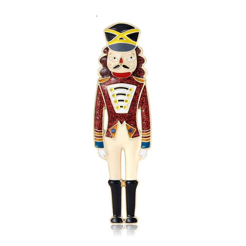 Classic Nutcracker Enamel Convertible Pin