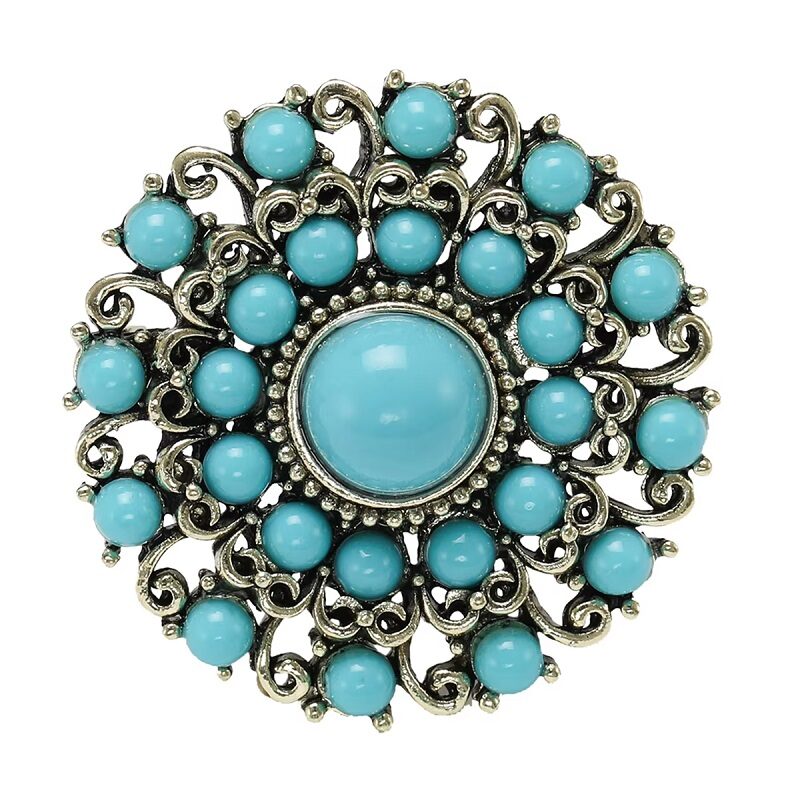 Turquoise Antique Lapel Pin Brooch