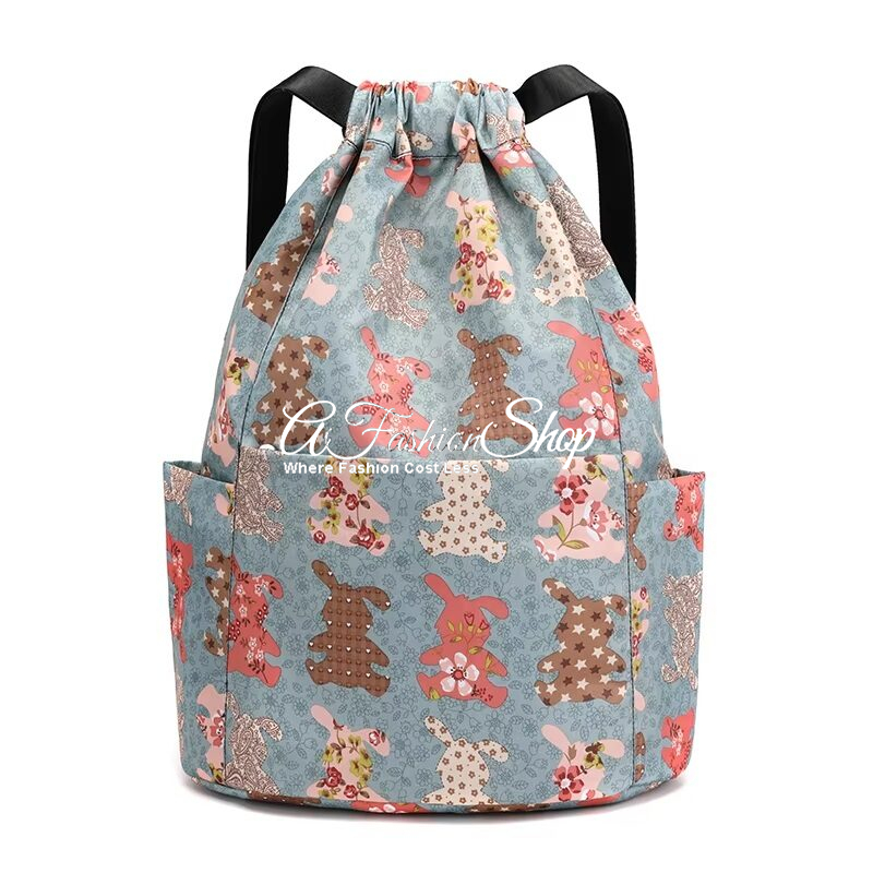 Nylon Cute Bunny Backpack Anti-Theft Zipper