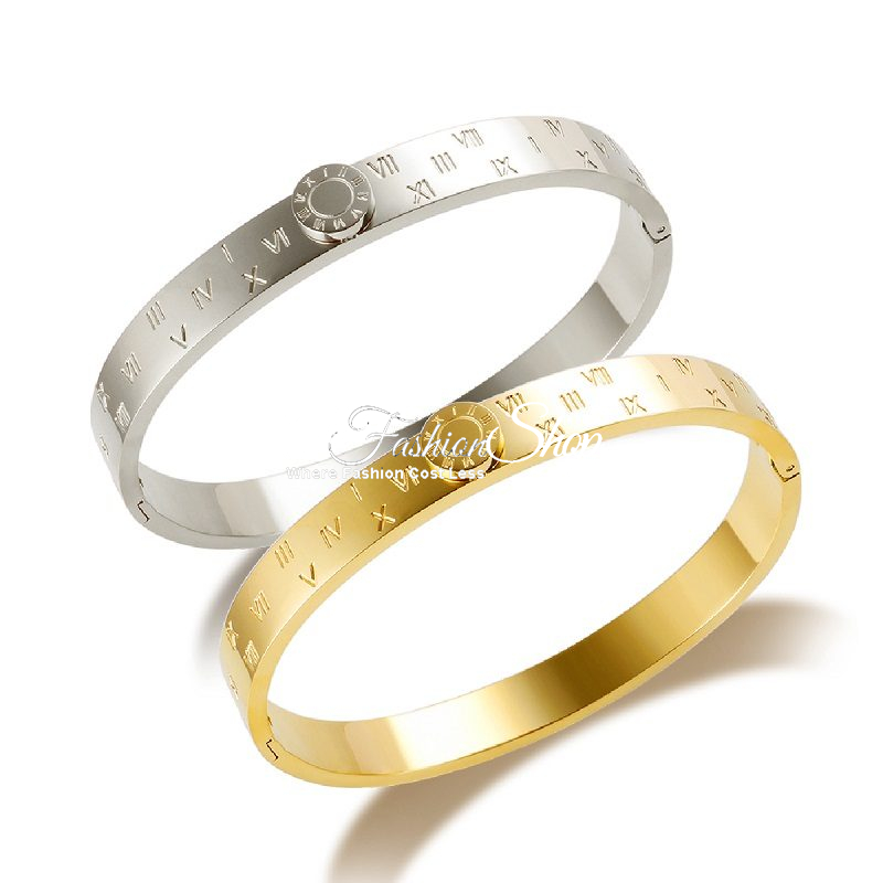 Minimalist Matching Signet Bangle
