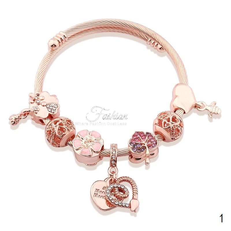 Special Raya Rose Charm Bracelet