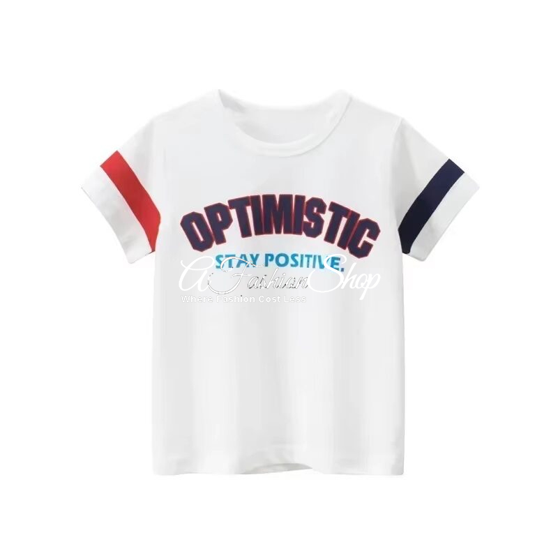 Kid Cotton Stay Positive T-Shirt