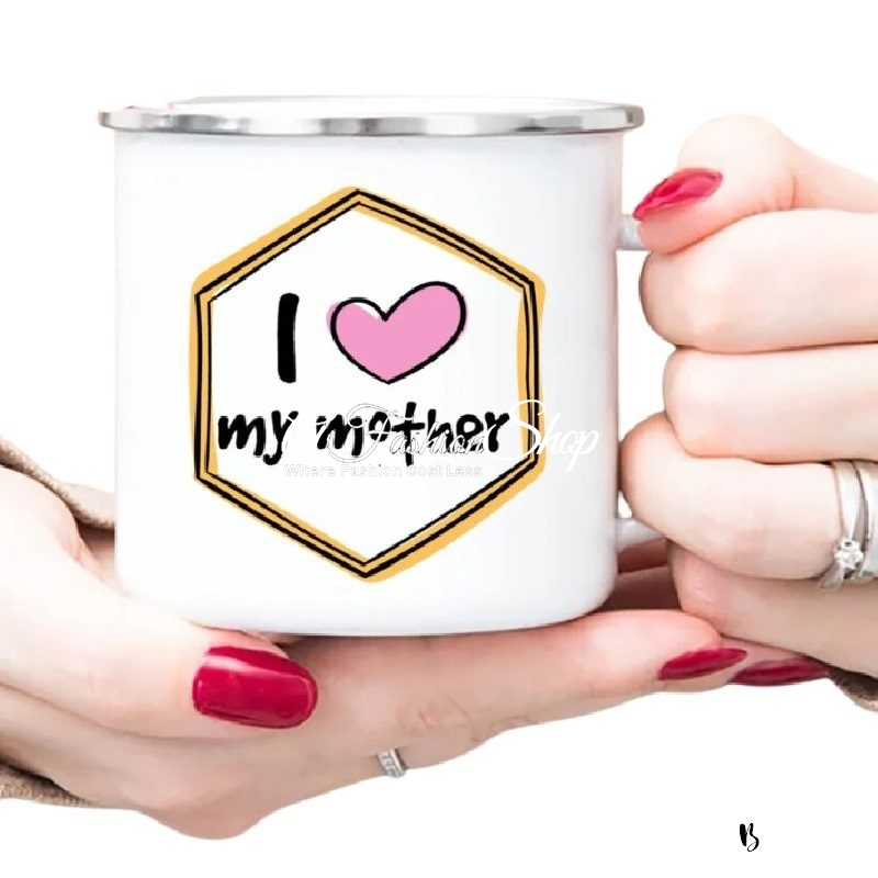 Happy Mother’s Day Graphic Enamel Mug