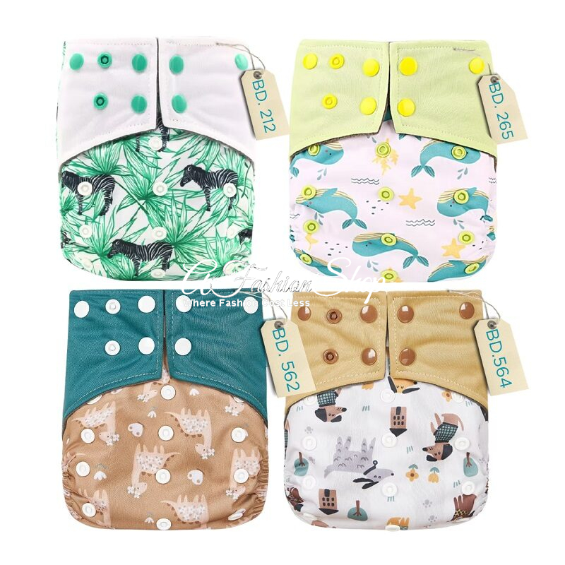 Baby Skin-Friendly Bamboo Diaper Cover -Neville
