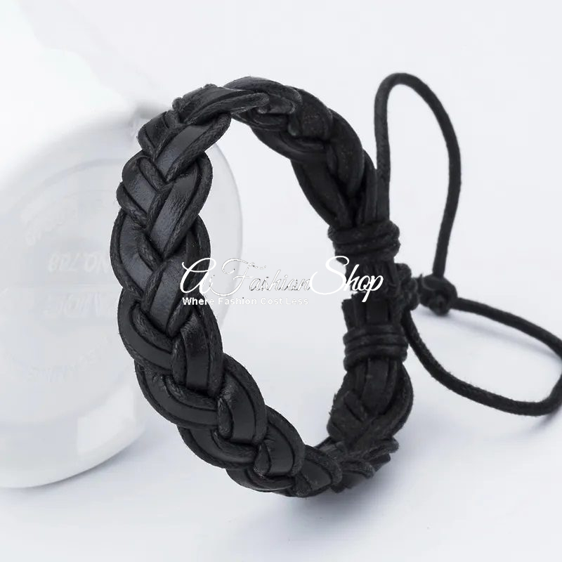Amigos Bracelet Braided Leather
