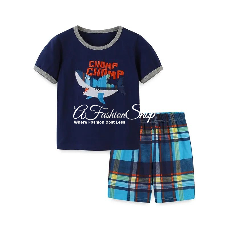 Chompy The Shark Matching Set Shorts