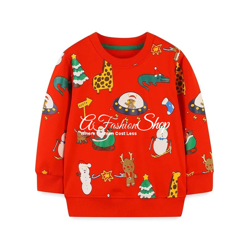 Jolly Christmas Red Sweatshirt