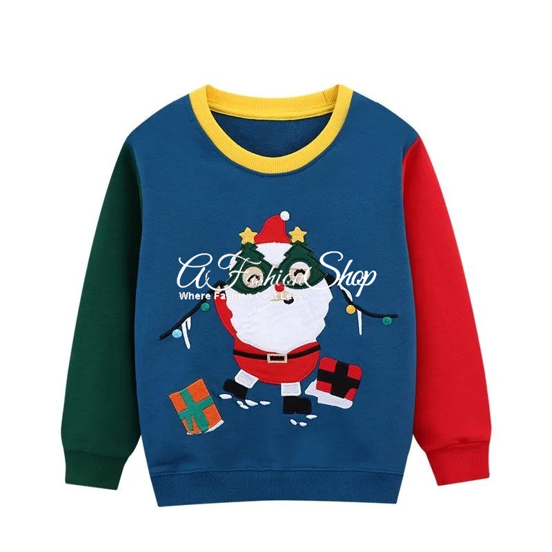 Santa Christmas Colored Sweatshirt