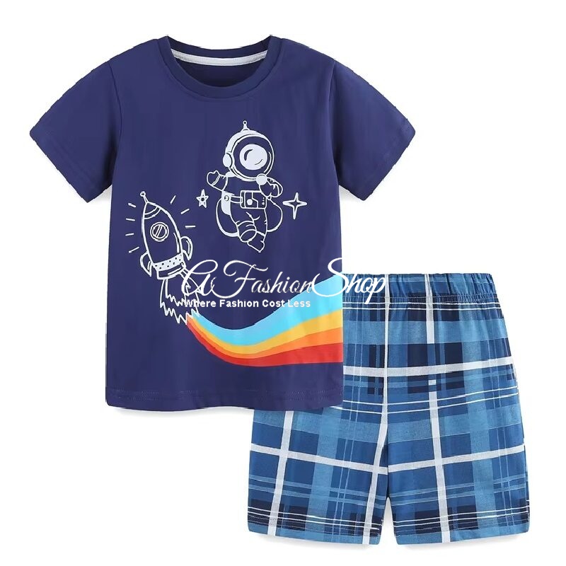 Little Astronaut 2-pcs Short Set
