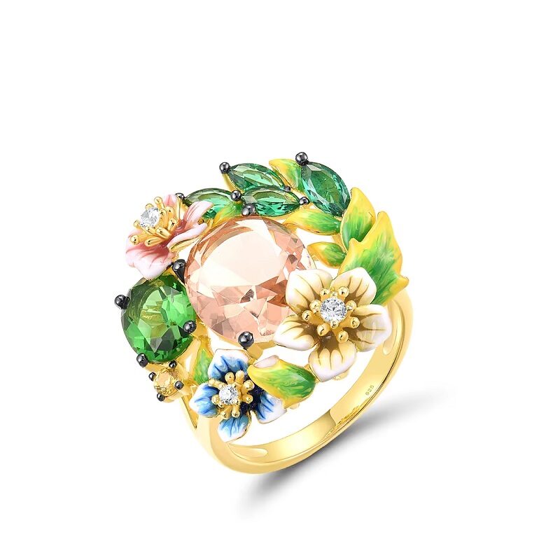 Aurora Bellezza Bloom Flower Ring