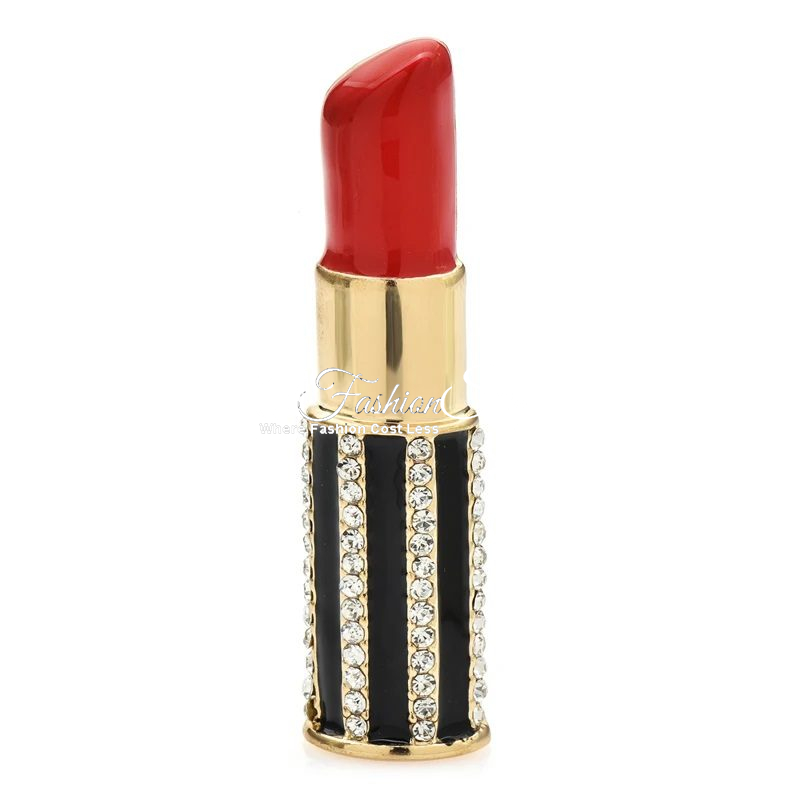 Iconic Red Lipstick Brooch