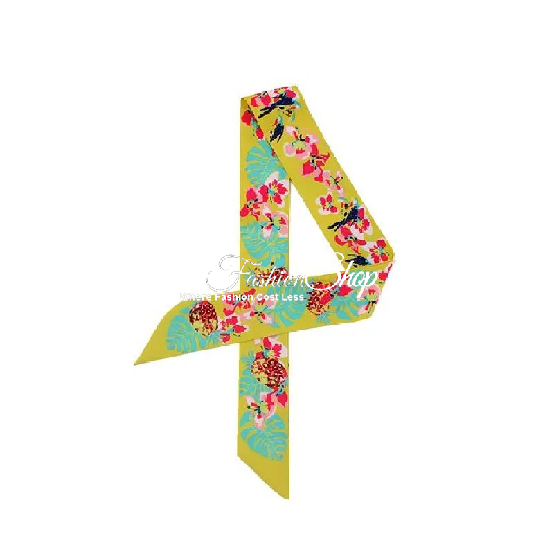 Phuket Silk Scarf Hair Ribbon Scarf