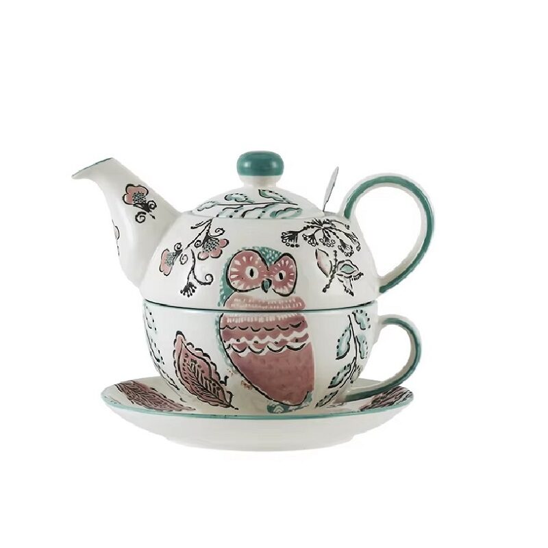 British Ceramic Tea Sets for One 300ml – Owl