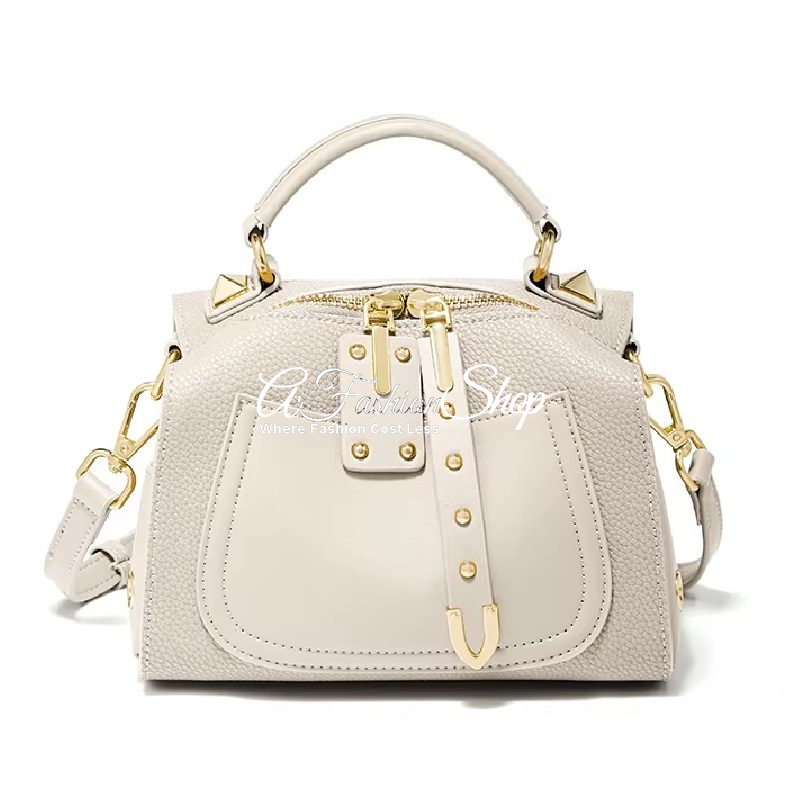 East West Cross Grain Leather Crossbody