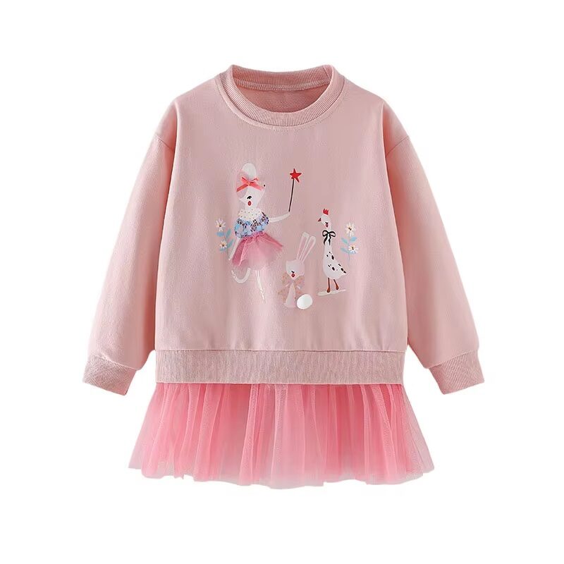Sweet Ballerina Tutu Hem Sweatshirt Whimsy Wonders