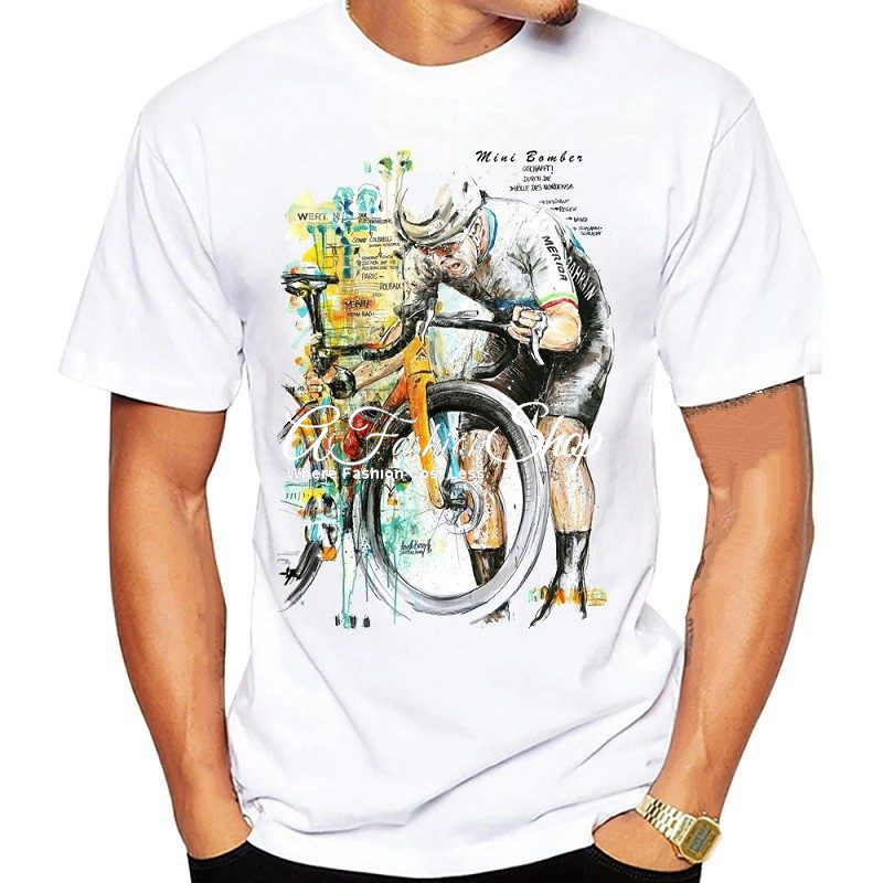 Men’s Sportwear Casual T-shirt Mountain Bikers