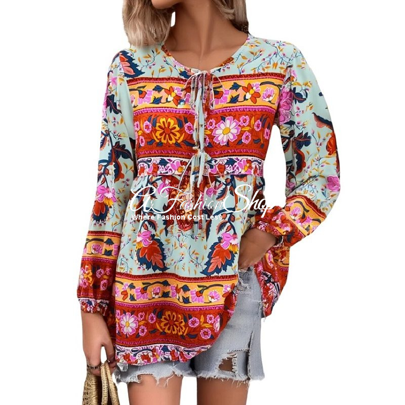 Women Tunic Floral Print Delilah