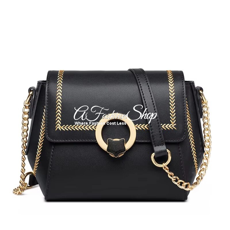 Arwen Chain-Handle Shoulder Crossbody Bag