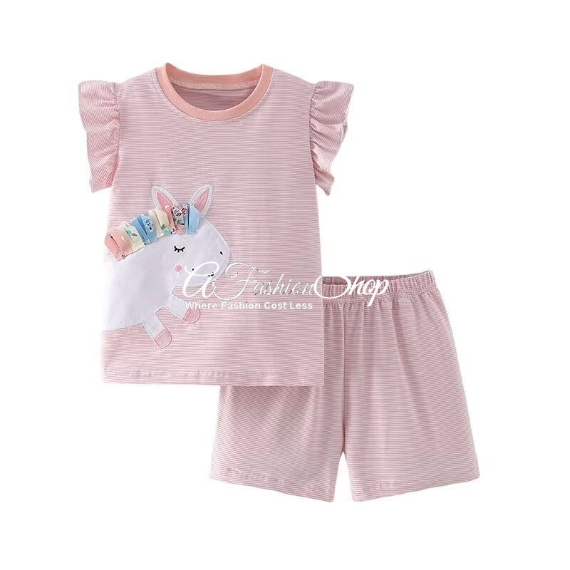 La Rébellion Spring Sparkle Girl Short Set