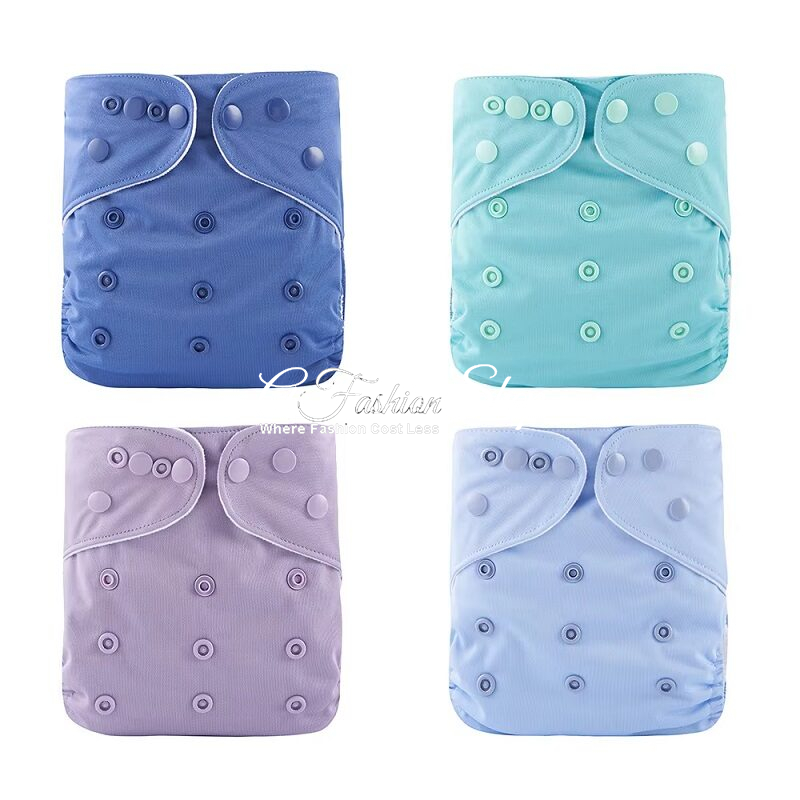 Baby Diaper Cover Periwinkle Color Set of 4