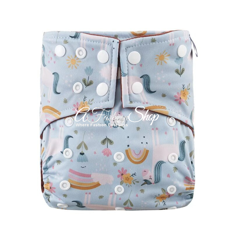 Bobo Cloth Diapers Microfleece Double Pocket Coffee