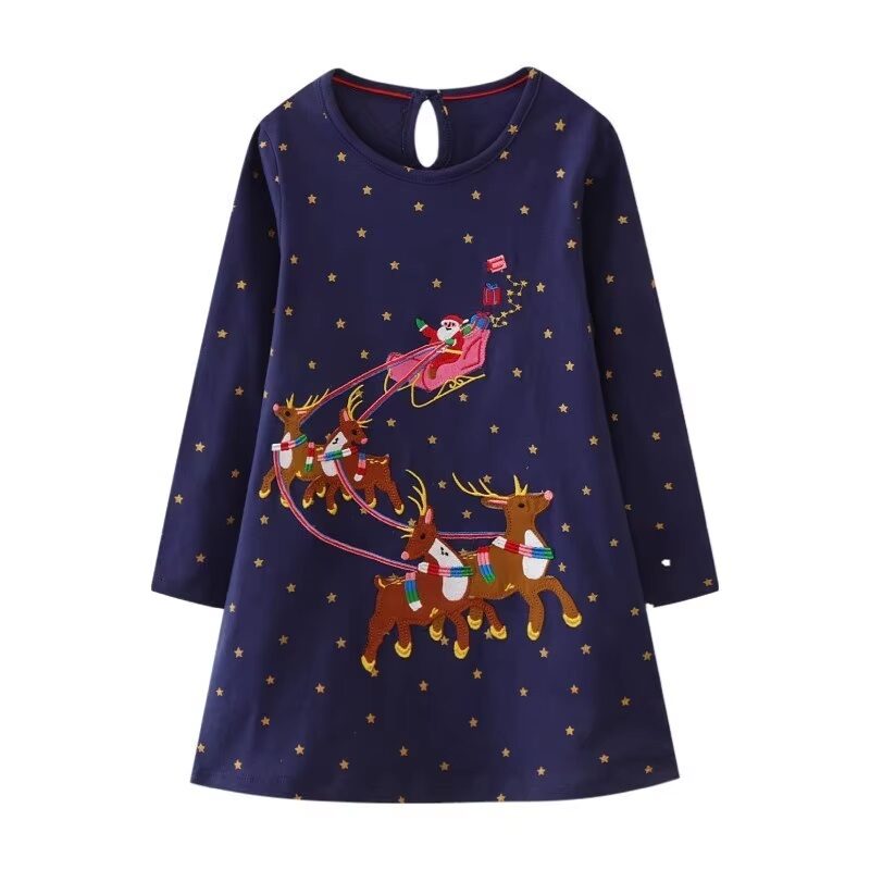 Magical Star A-Line Girl Dress
