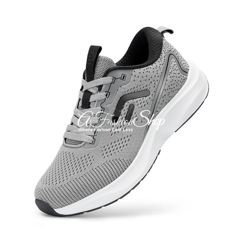 FIT Men’s Running Shoes Arch Support Gray