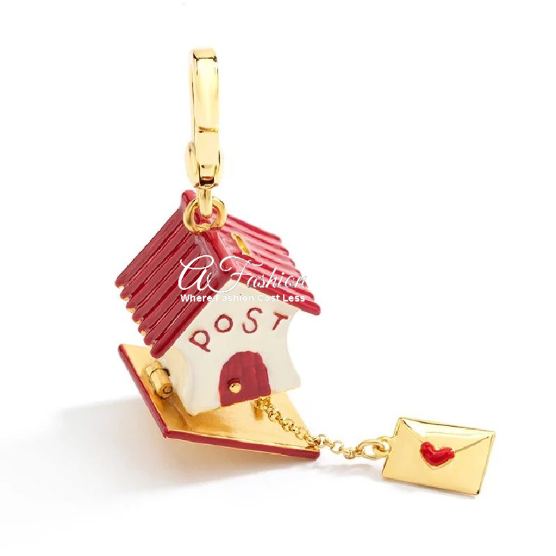 Love Post And Letter French Pendant n Necklace