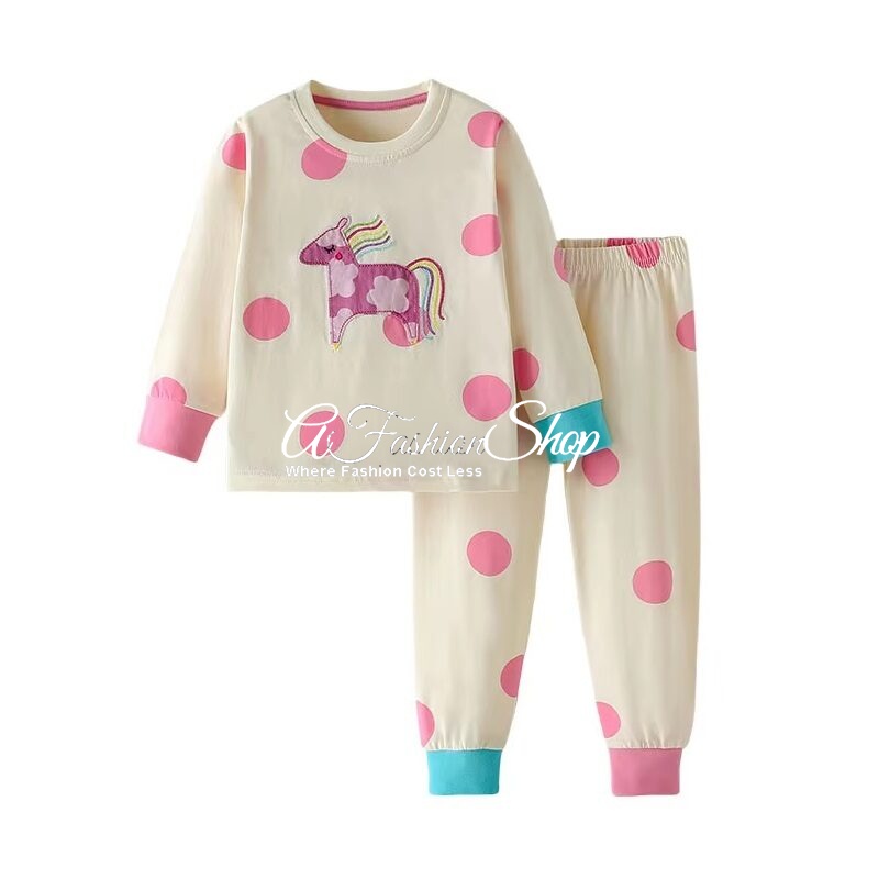 Jolie Girl Twizzle Unicorn Pajamas Set