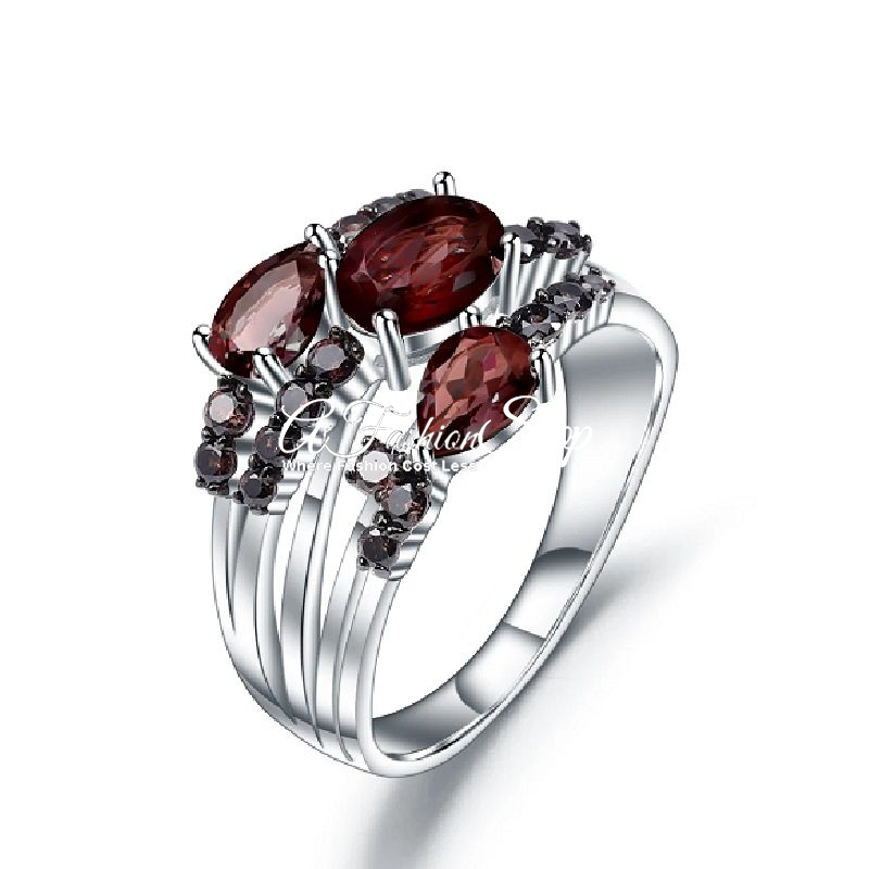 My Lucky Garnet Gemstone Ring
