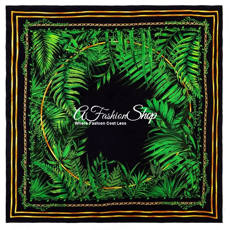 Inspired Louis Miracle Silk Scarf in Black