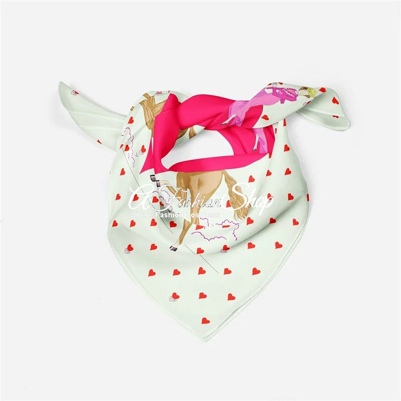 Tea Time Scarf No Designer 21 Square 4Colors!