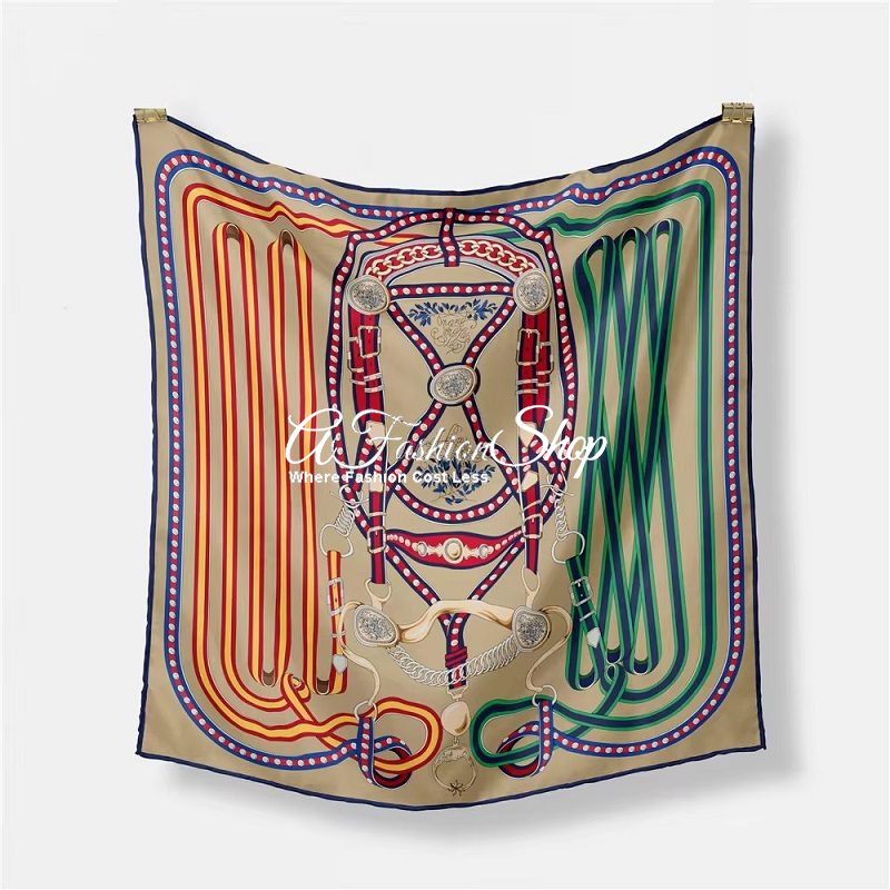 Equine Elegance Square Silk Headscarf 3Colors!