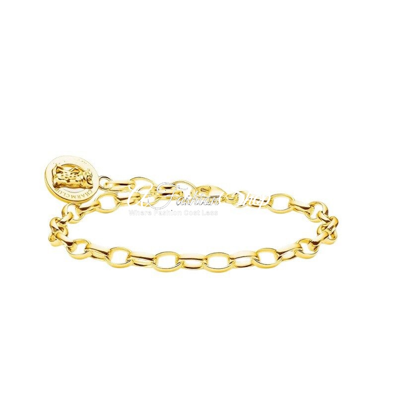 Affection Golden Charm Gold Plated Link Chain