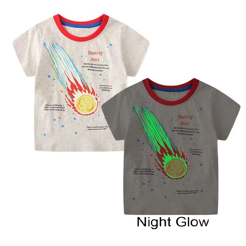 Glow-in-the-Dark Adventure Tee – Shooting Stars