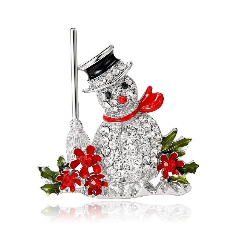 Christmas Snowman Brooch Party Pins