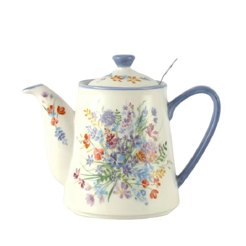 British Ceramic Filter Teapot- Viscri Meadow .5L