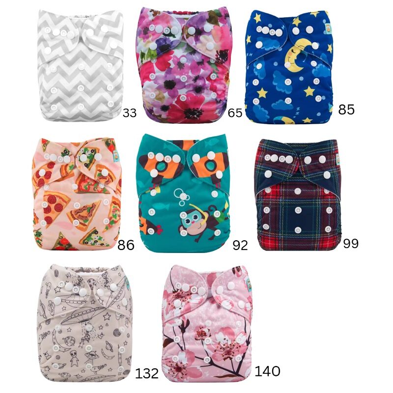 BEEVIE Baby Eco-Friendly Diaper With Insert Moon & Cloud