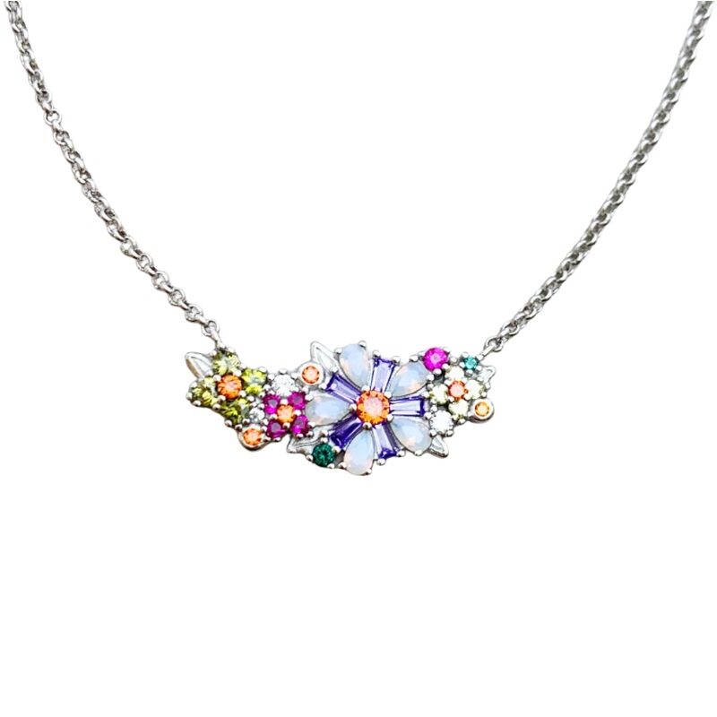 Summer25 Bouquet Necklace Silver Necklace