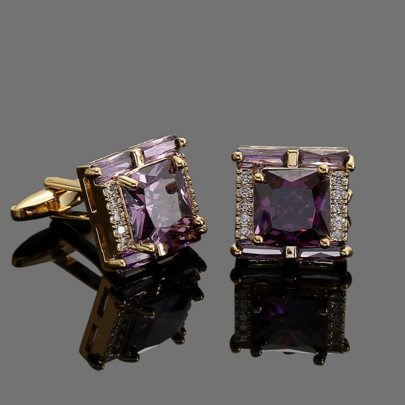 Royal Amethyst Luxe Cufflinks